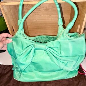 Kate Spade Mint Green Bow Shoulder Bag